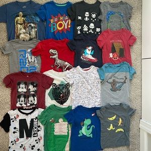 5T boys Tshirt lot